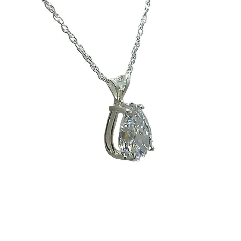 Waterdrop cubic necklace