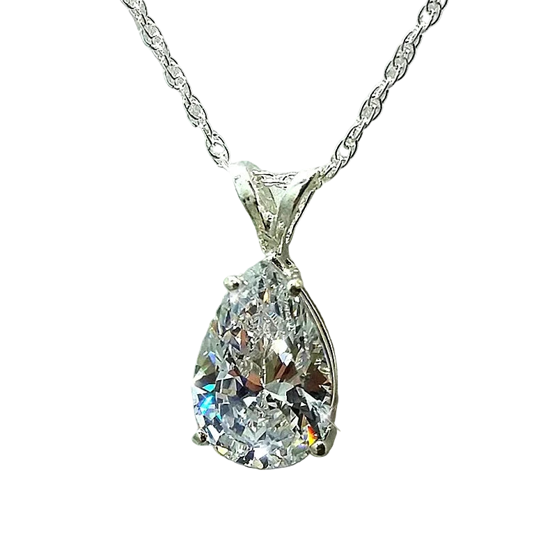 Waterdrop cubic necklace