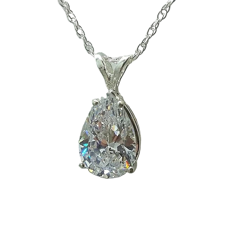 Waterdrop cubic necklace