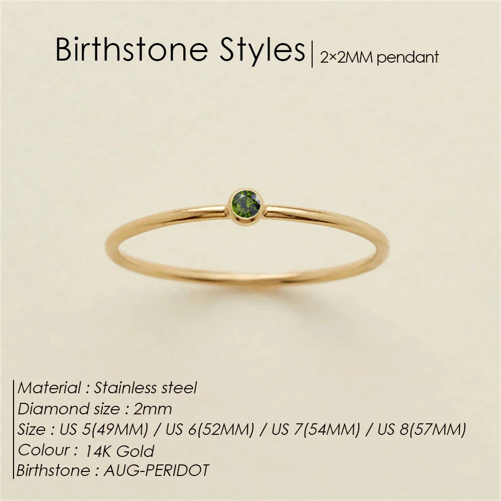 Birthstone Ring