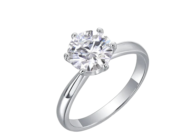 Full moissanite luxury oval cut ring