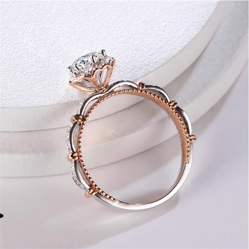 Lover rose gold plated ring