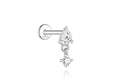 Mini Moissanite Stud Earring – 925 Sterling Silver