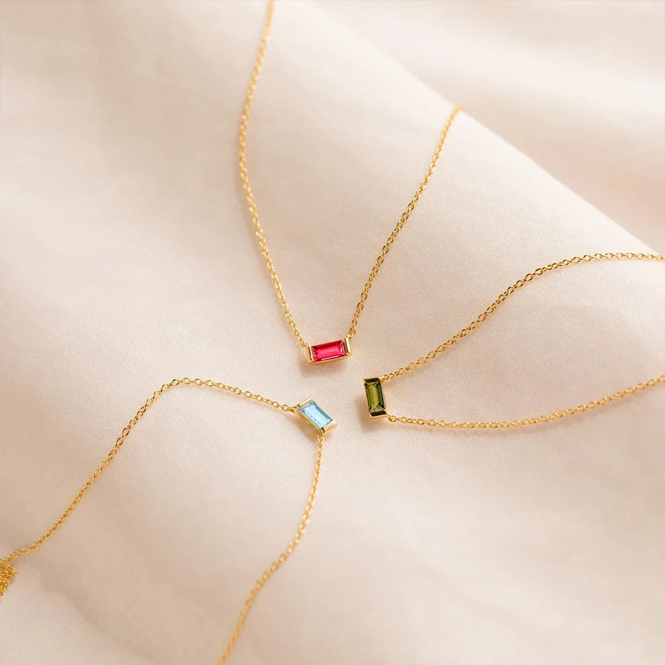 Birthstone necklace