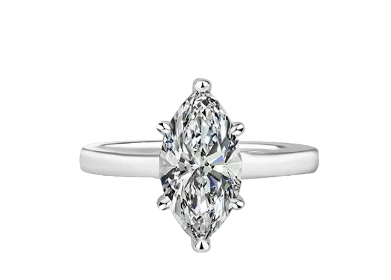 Full moissanite luxury oval cut ring