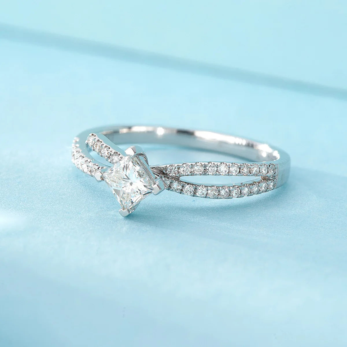 Diamond Princess Engagement Ring