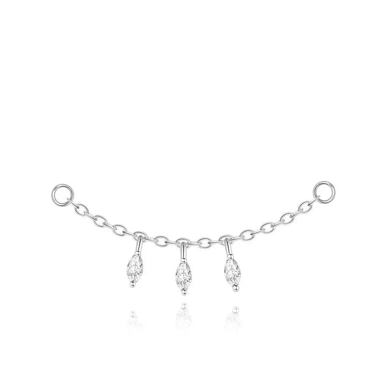 Mini Moissanite Stud Earring – 925 Sterling Silver