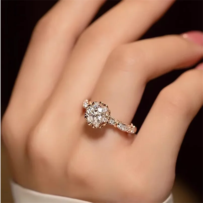 Lover rose gold plated ring