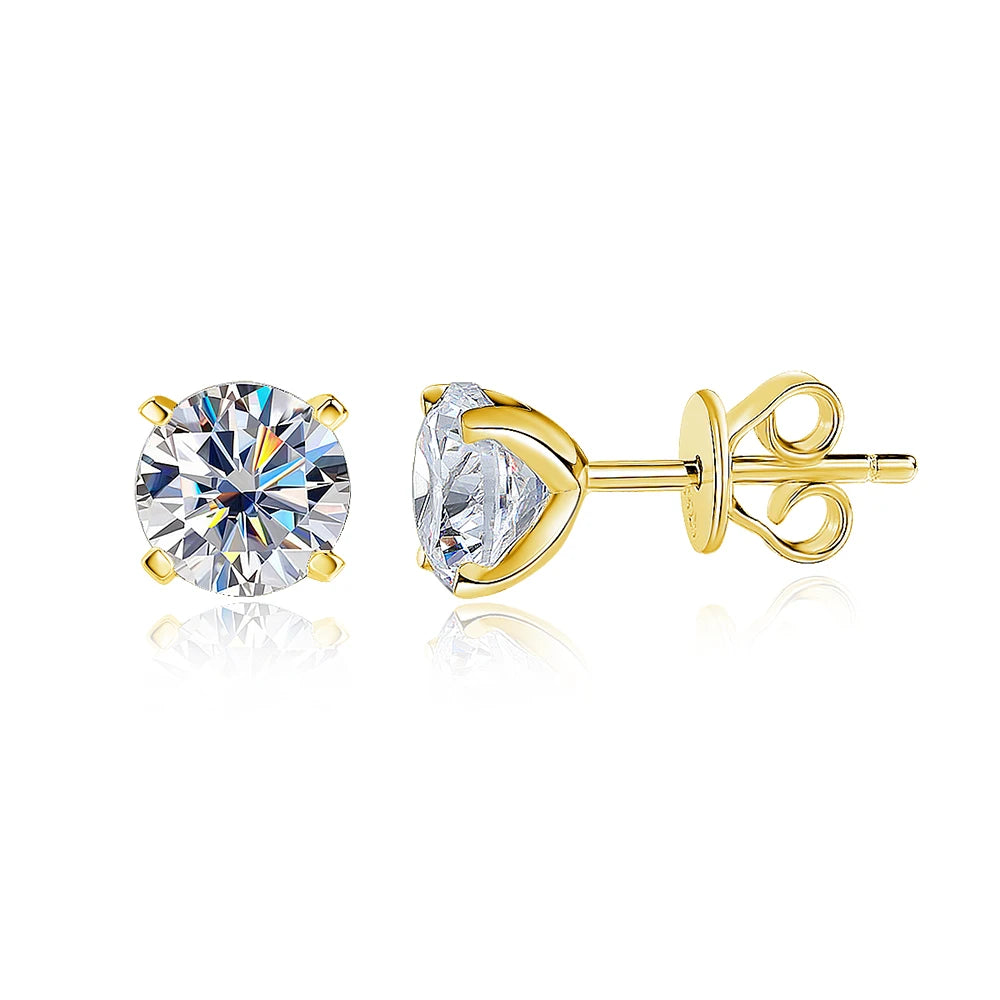 Moissanite earring 0.2-2ct