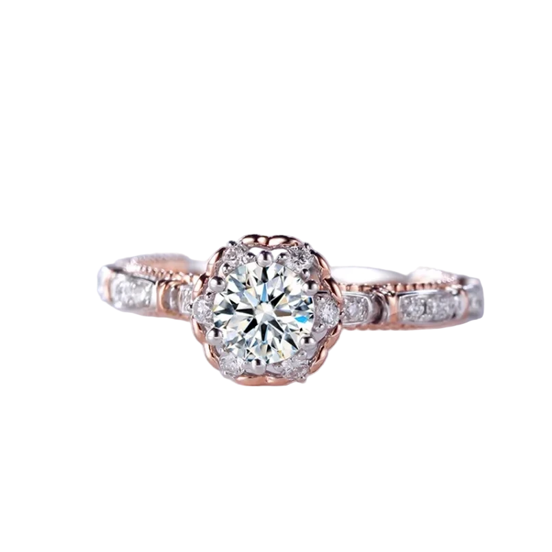 Lover rose gold plated ring