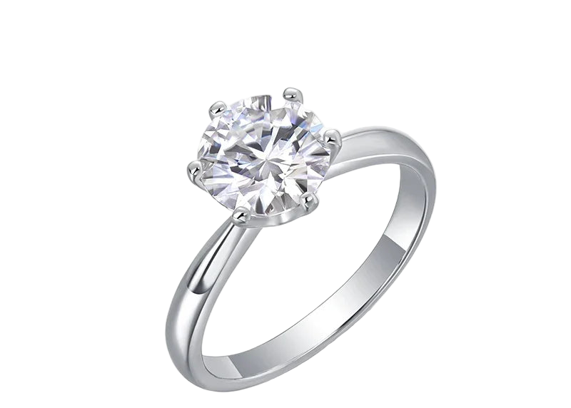 Full moissanite luxury oval cut ring