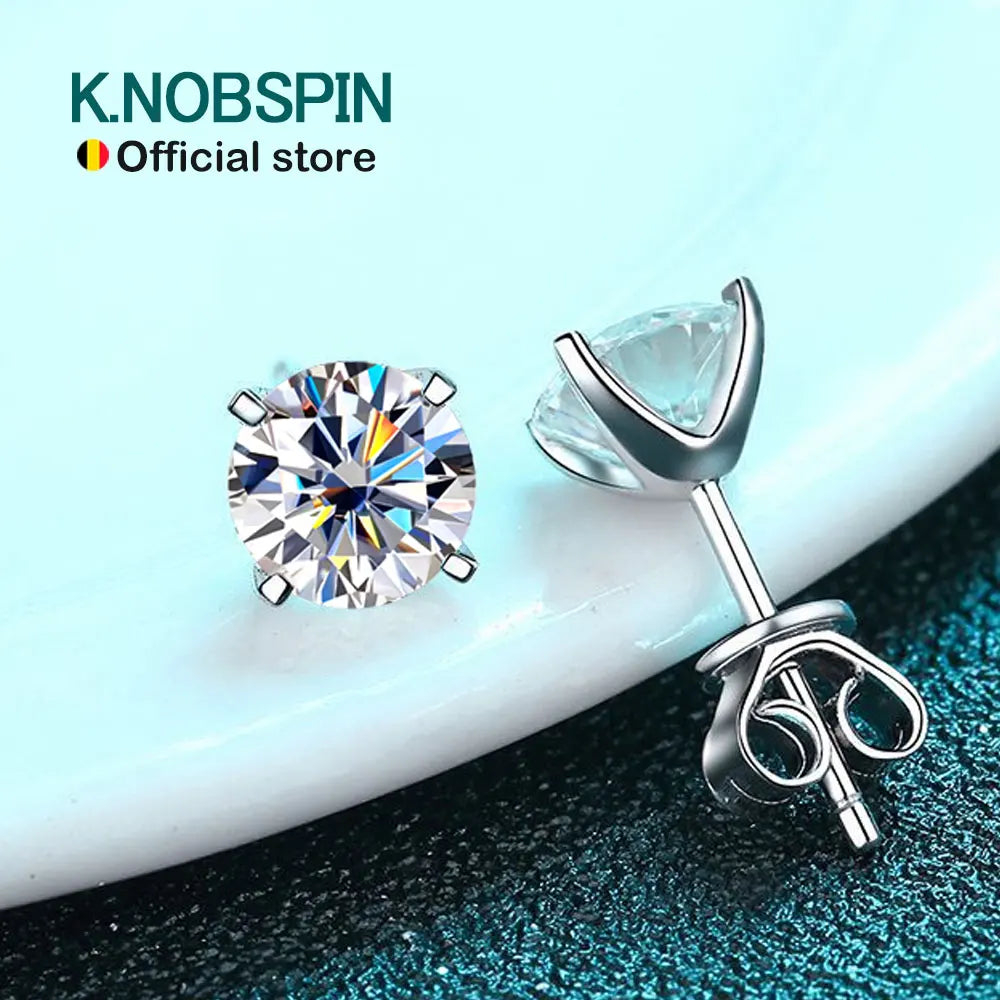 Moissanite earring 0.2-2ct
