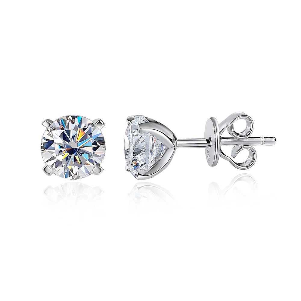 Moissanite earring 0.2-2ct