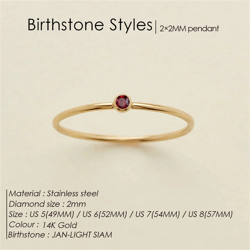 Birthstone Ring