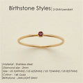 Birthstone Ring