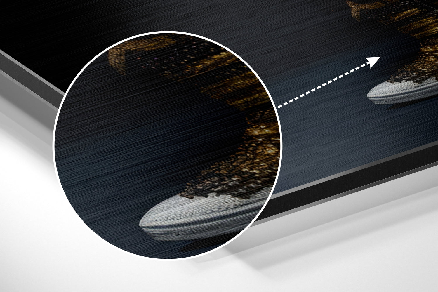 Stylish Ape Brushed Aluminum Dibond Wall Art-2