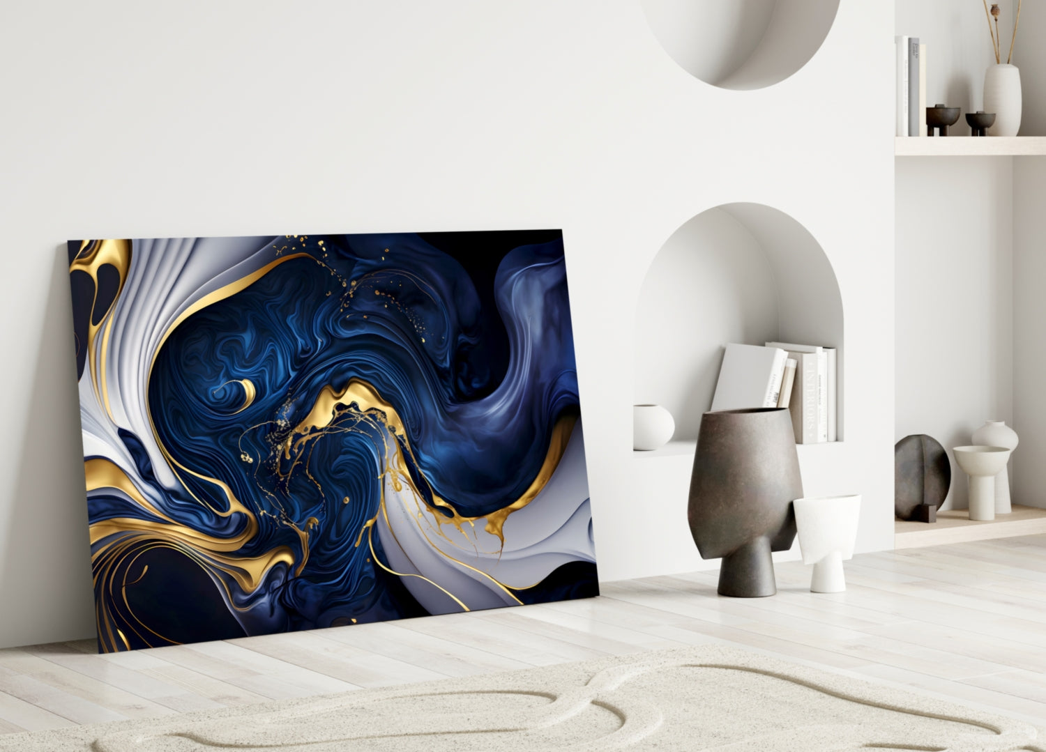 Abstract Art Glass Wall Art